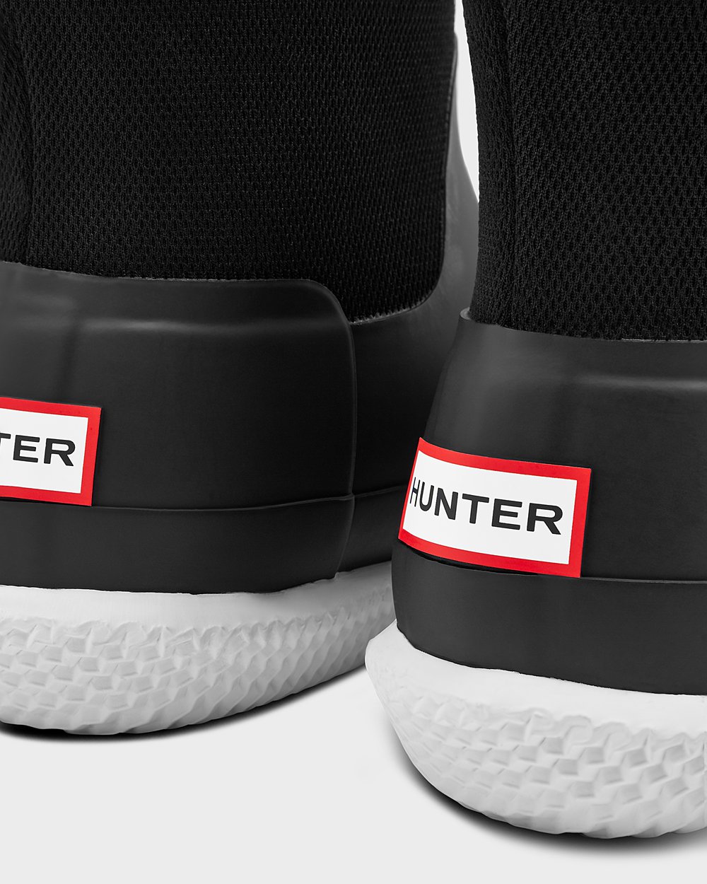 Tenis Hunter Feminina Pretas - Original Short Mesh Boots - 47WBSQGTN